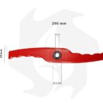 Testina lama Diablo 2 per decespugliatore - immagine 2
