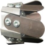 Fresa zappetta testina universale in alluminio per decespugliatore terreno professionale - immagine 3