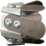 Fresa zappetta testina universale in alluminio per decespugliatore terreno professionale - immagine 2