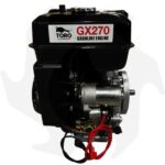 Motore 4 tempi a Benzina 270 Toro Motori 9 hp albero conico 23mm per motocoltivatore - immagine 2