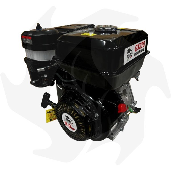 Motore-a-4-tempi-a-Benzina-270-Toro-Motori-9-hp-albero-conico-23mm-per-motocoltivatore-s-5 Motore 4 tempi a Benzina 270 Toro Motori 9 hp albero conico 23mm per motocoltivatore - immagine 1