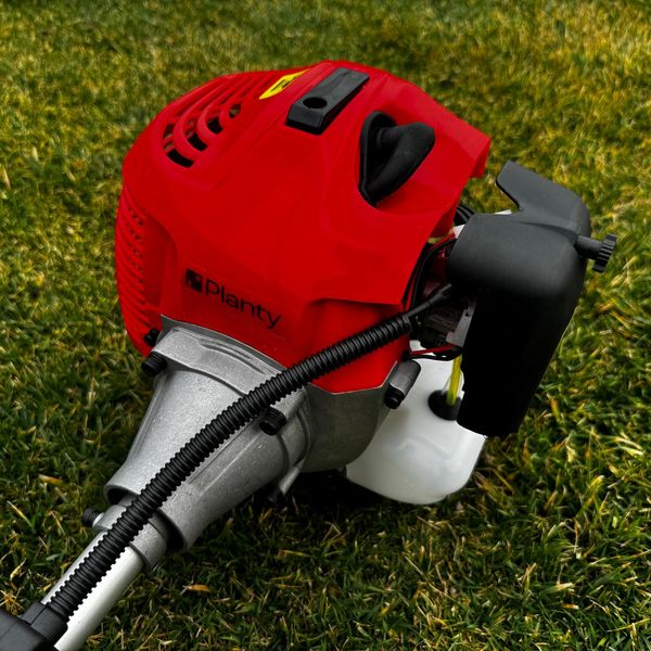 Kit annientatore – decespugliatore PLANTY 62cc + testina Uragano / disco shuriken e spezzoni pretagliati - immagine 5