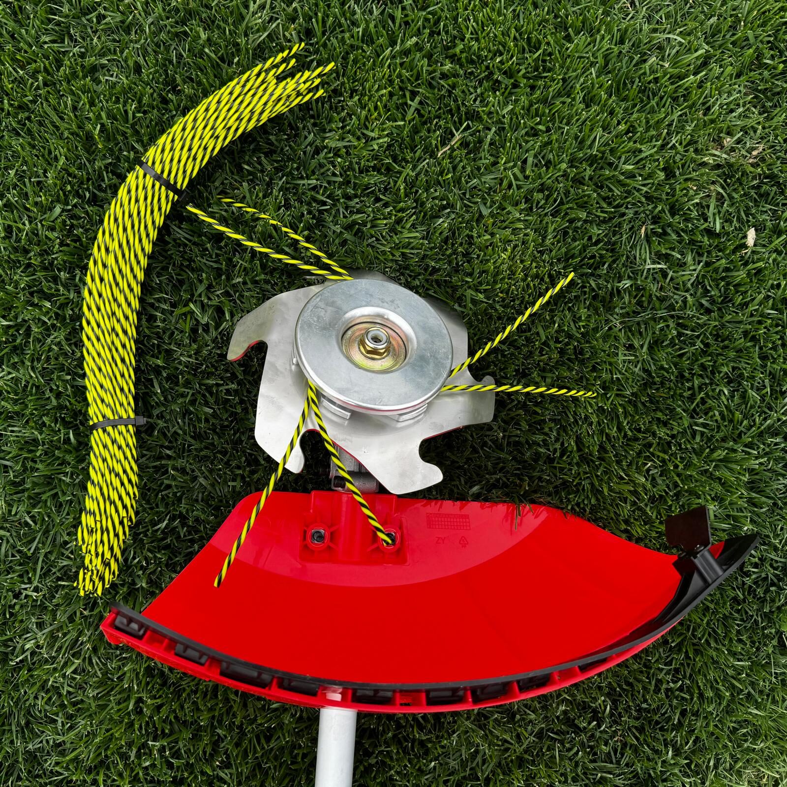 Kit annientatore – decespugliatore PLANTY 62cc + testina Uragano / disco shuriken e spezzoni pretagliati - immagine 3