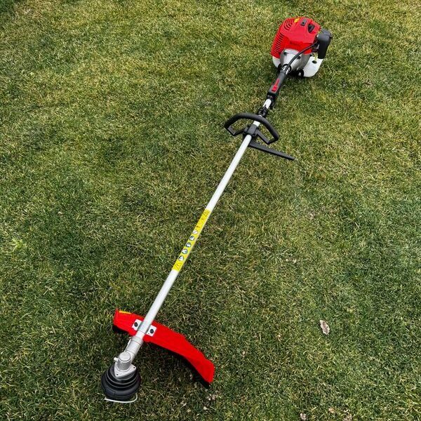 Kit annientatore – decespugliatore PLANTY 62cc + testina Uragano / disco shuriken e spezzoni pretagliati - immagine 1