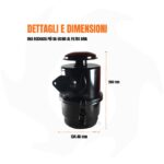 Filtro aria con cappello Lombardini LDA510 3LD510 - immagine 2