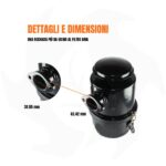 Filtro aria con cappello Lombardini LDA510 3LD510 - immagine 3