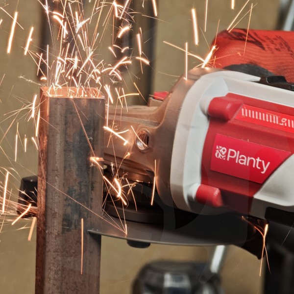 smerigliatrice angolare planty pls125 20v 4ah 2