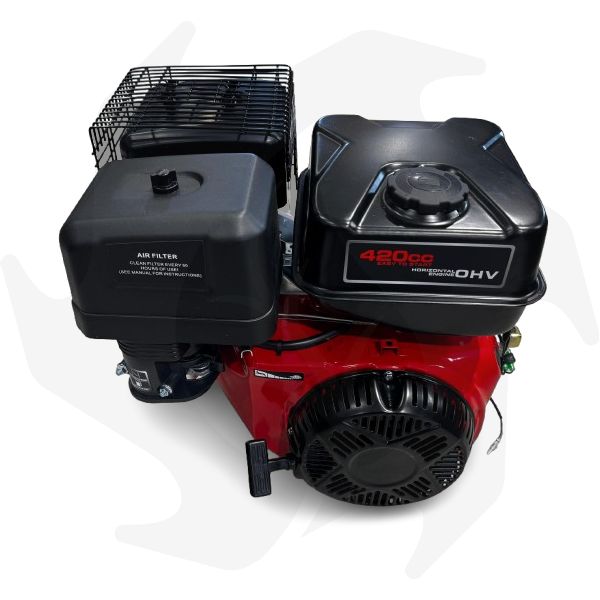 motore a scoppio planty ad avviamento elettrico 12hp 420cc con albero cilindrico 254mm 1