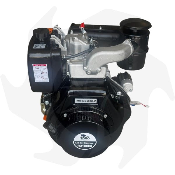 Motore diesel Toro Motori 12Hp avviamento elettrico Motore diesel Toro Motori 12Hp avviamento elettrico