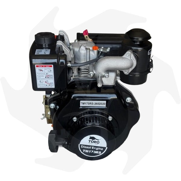 Motore diesel Toro Motori 5Hp avviamento a strappo (1) Motore diesel Toro Motori 5Hp avviamento a strappo